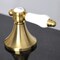 Kingston Brass KC7067BPL Bel-Air 8" Widespread Bathroom Faucet, Brushed Brass KC7067BPL - alternate 3